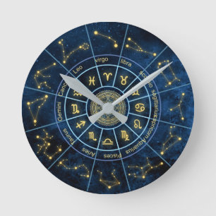 Horloge Ronde Zodiaque