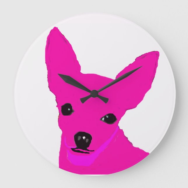 Horloge rose de chiwawa (Recto)