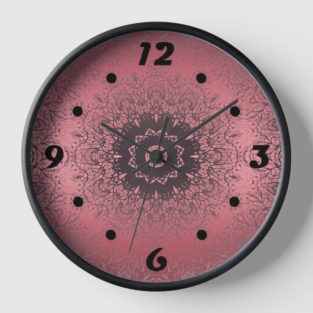 Horloge rose et gris (Recto)