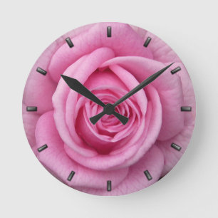 Horloge rose Rose Rose Rose Fleur Mur Horloge Rose