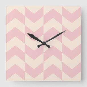 Horloge rose vierge Motif Herringbone