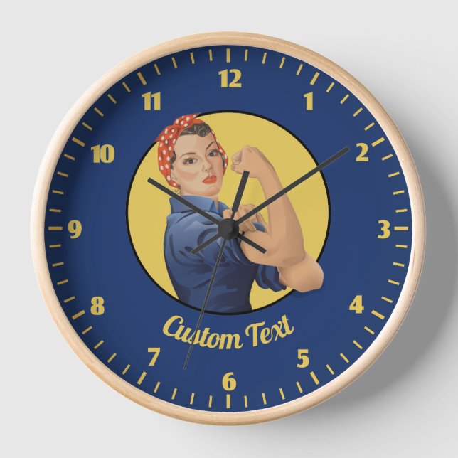 Horloge Rosie the Riveter (Recto)