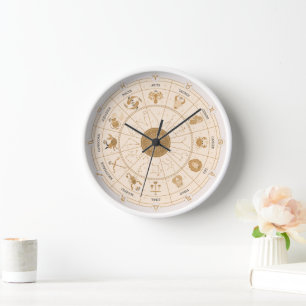 Horloge Roue de Zodiac Ouest -