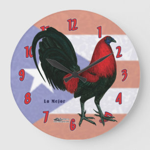 Horloge rouge noire de Gallo