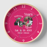 Ruby Red 40th Mariage Anniversary 11 Photo Collage