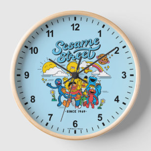 Horloge Rue Sésame Amis depuis 1969