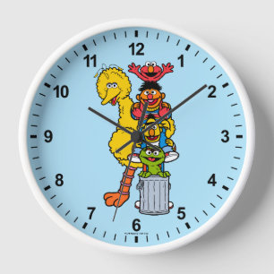 Horloge Rue Sésame Pose Pals Street Sesame