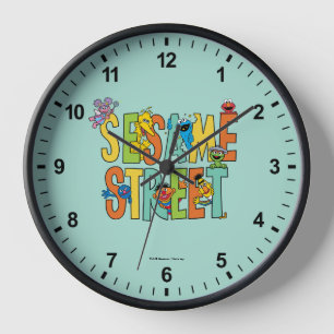 Horloge Rue Sésame Sesame Street Type Pals