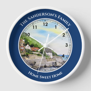 Horloge RunBrunswick Bay North Yorkshire, Angleterre Aquar