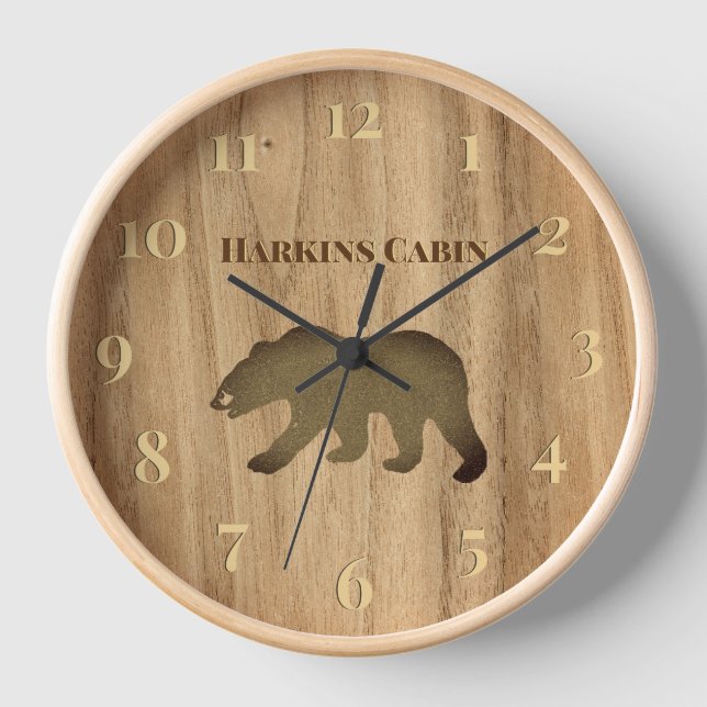 Horloge Russe Black Bear Lodge 3 (Recto)