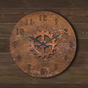 Horloge Rusty Steampunk