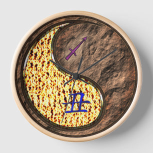 Horloge Sagittaire & Bœuf de Terre