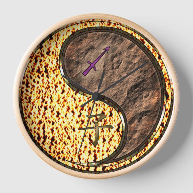 Horloge Sagittaire & Rat de Terre (Recto)