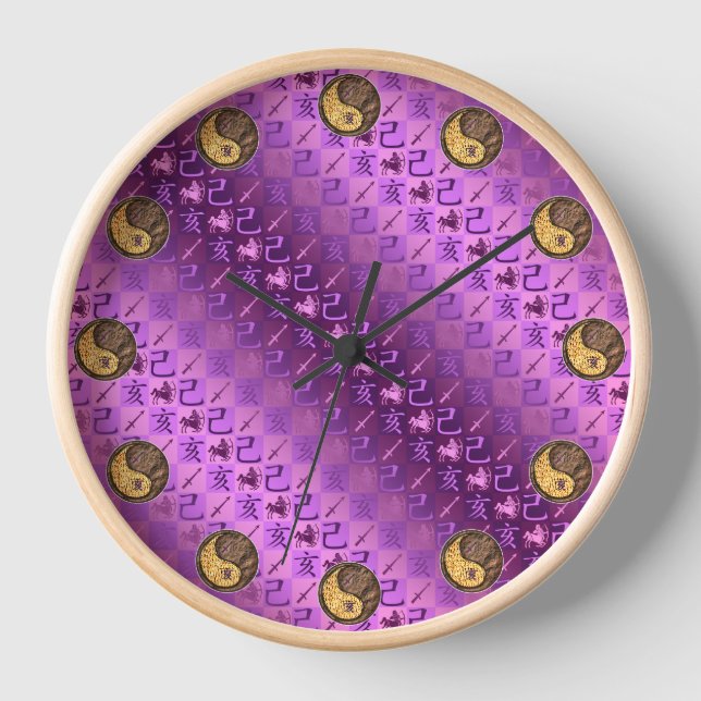 Horloge Sagittaire & Terre de Sanglier (Recto)