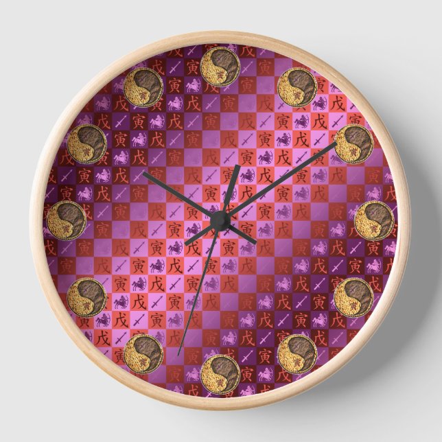 Horloge Sagittaire & Tigre de Terre (Recto)
