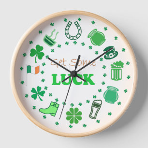 Horloge Saint Patrick's Day