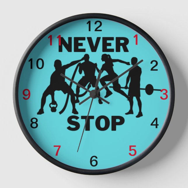 Horloge Salle de gym Wall Clock (Recto)