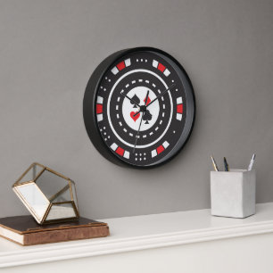 Horloge Salle de poker cool Casino