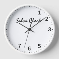 Horloge Salsa - Drôle Salsa Danser Heure Danse Hum