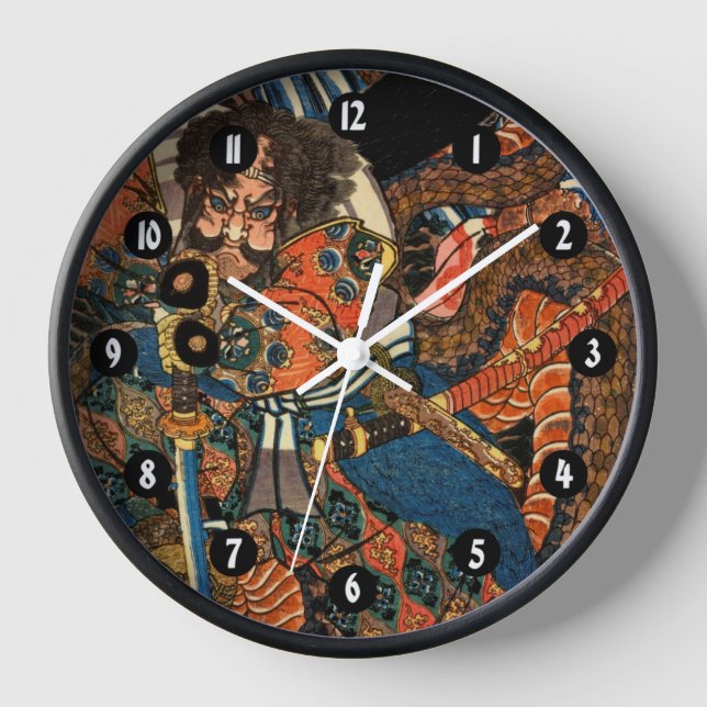 HORLOGE SAMURAI JAPONAIS (Recto)