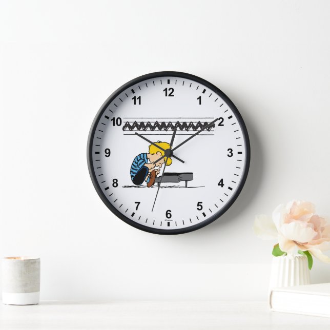 Horloge Schroeder Charlie Musique Brown (Maison)
