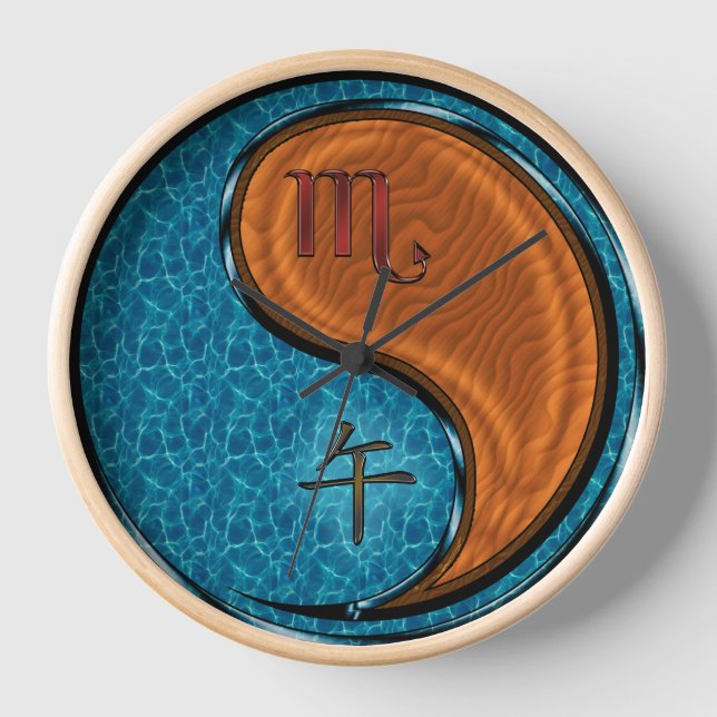 Horloge Scorpion & Cheval de Bois (Recto)