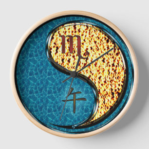 Horloge Scorpion & Cheval de Feu