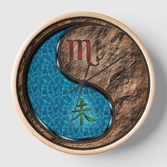Horloge Scorpion & Chèvre de Terre (Recto)