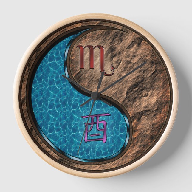 Horloge Scorpion & Coq de Terre (Recto)