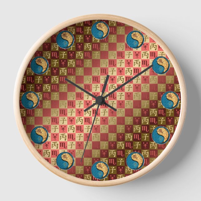 Horloge Scorpion & Rat de Feu (Recto)