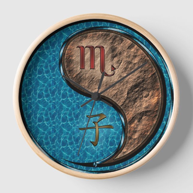 Horloge Scorpion & Rat de terre (Recto)