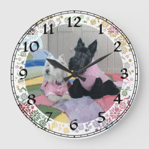 Horloge Scottie & Westie
