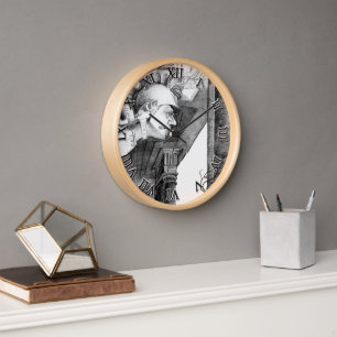 Horloge Sculpture du château Crayon Art