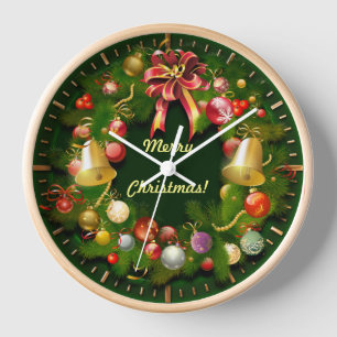 Horloge Serre Classée De Noël Avec Message Personnalisé