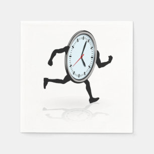 Horloge Serviettes en papier