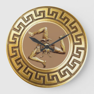 Horloge sicilienne Trinacria