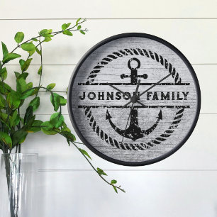 Horloge Signature d'Ancre Nautique en détresse