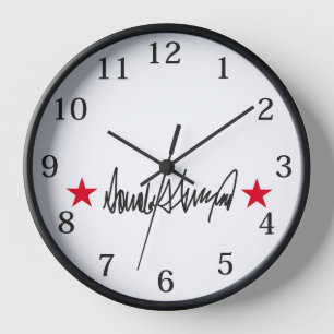 Horloge Signature de Trump