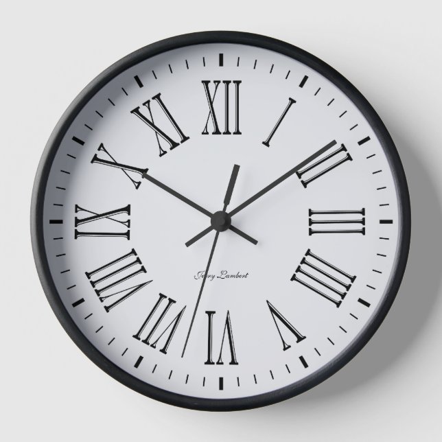 Horloge Signature Wall Clock (Recto)