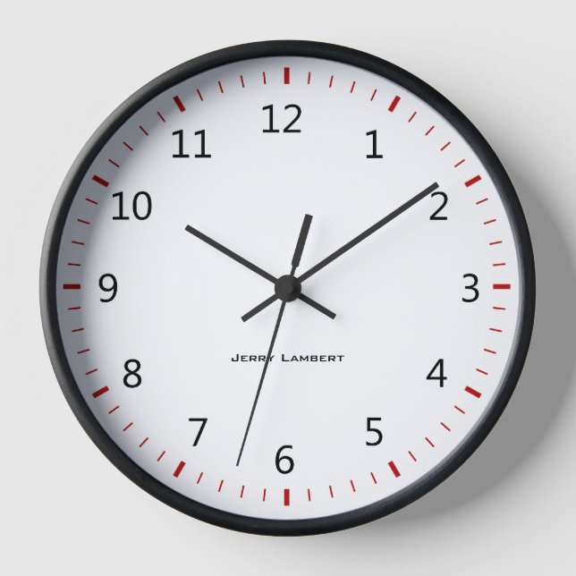 Horloge Signature Wall Clock 2 (Recto)