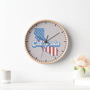 Horloge Silhouette California Stars & Stripes