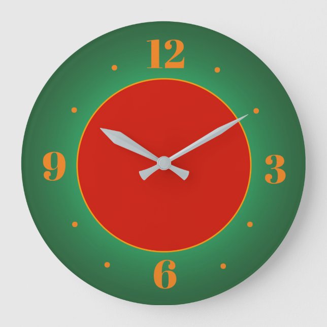 Horloge Simplante Rouge Gold Green (Recto)