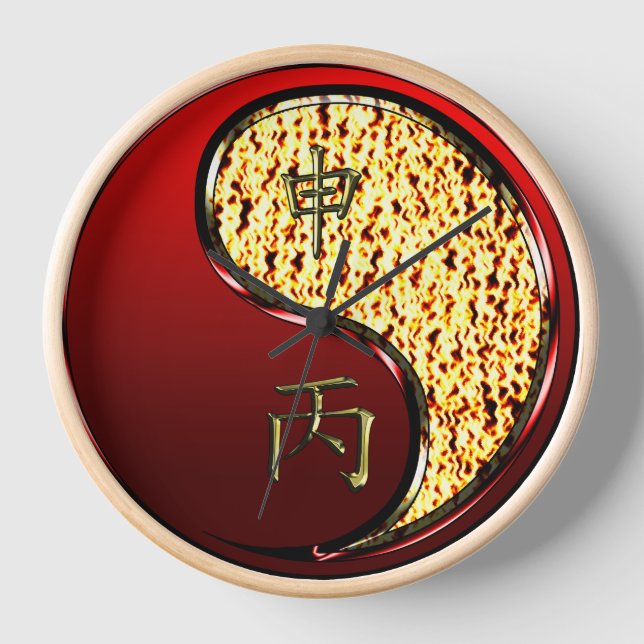 Horloge Singe de Feu (Recto)