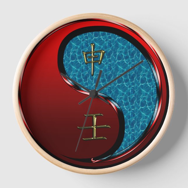 Horloge Singe d'eau (Recto)