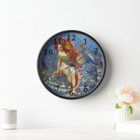 Sirène gothique bleu Aquarius Art