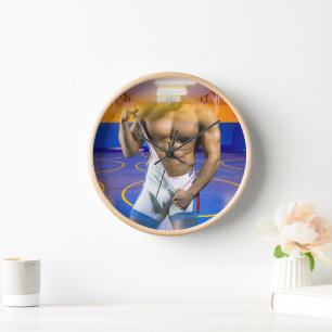 Horloge SlipperyJoe's Man six pack de lutte singlet gym b