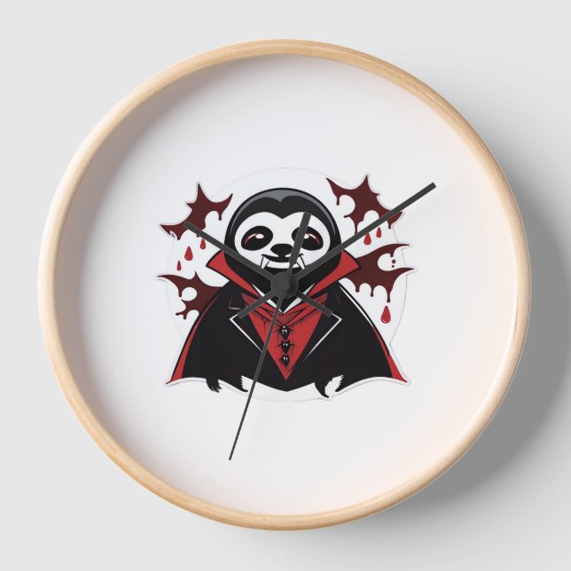 Horloge Sloth vampire Classic T-Shirt_1 (Recto)