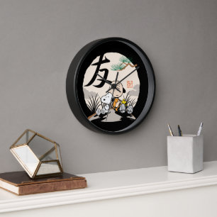 Horloge Snoopy, Charlie Brown et Woodstock - Ami