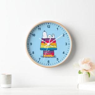 Horloge Snoopy   Rainbow Dog House