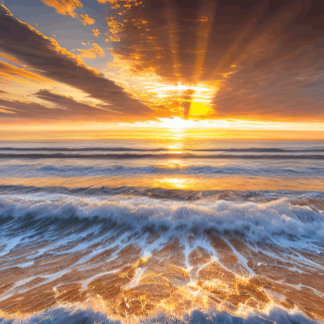 Horloge solaire de l'océan d'or